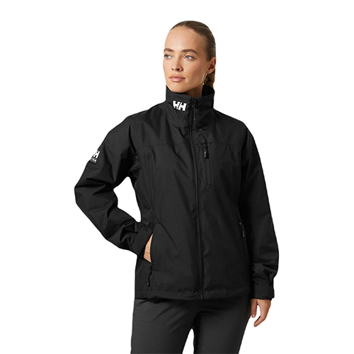 Helly Hansen Women's Black Crew Midlayer Jacket 2.0