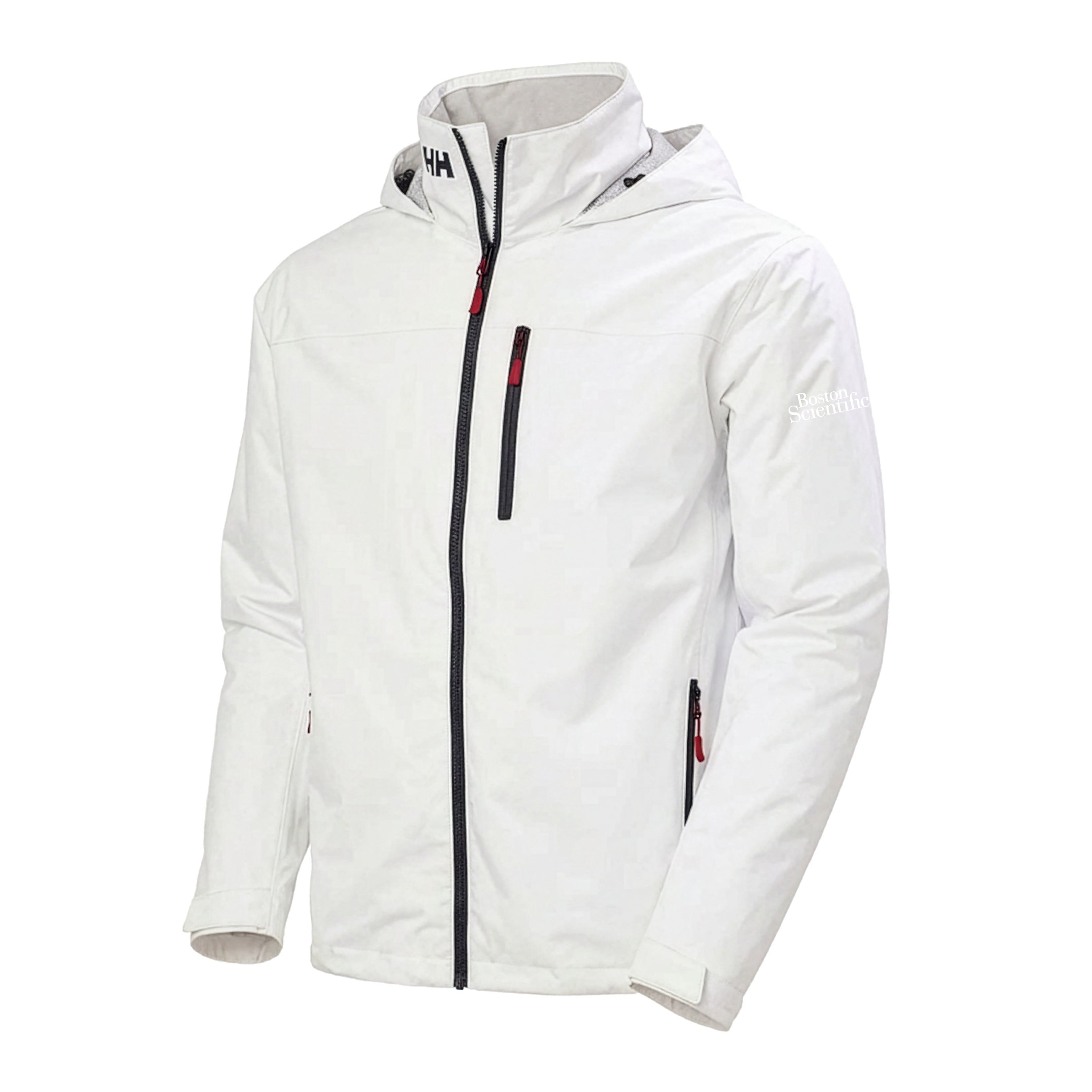Helly Hansen Men's White Crew Hooded Midlayer Jacket 2.0