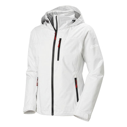 Helly Hansen Women's White Crew Hooded Midlayer Jacket 2.0